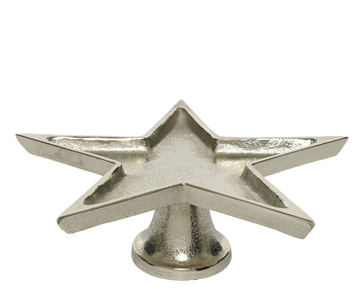Star Cake Stand - Silver