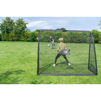 EXIT Coppa Steel Football Goal, 220x170cm (Black)