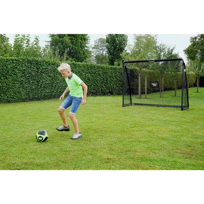 EXIT Coppa Steel Football Goal, 220x170cm (Black)