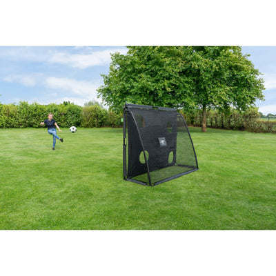EXIT Coppa Steel Football Goal, 220x170cm (Black)