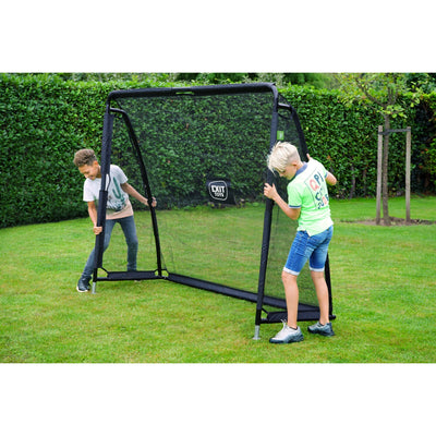 EXIT Coppa Steel Football Goal, 220x170cm (Black)