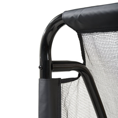 EXIT Coppa Steel Football Goal, 220x170cm (Black)