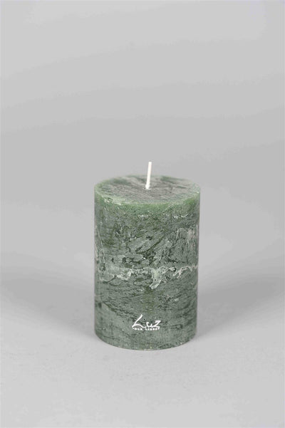 Rustic Candle - Luz Your Senses - Ø7xH10cm - Taxus