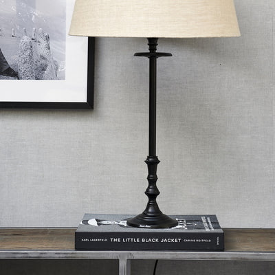 L'Hotel Lamp Base antique black