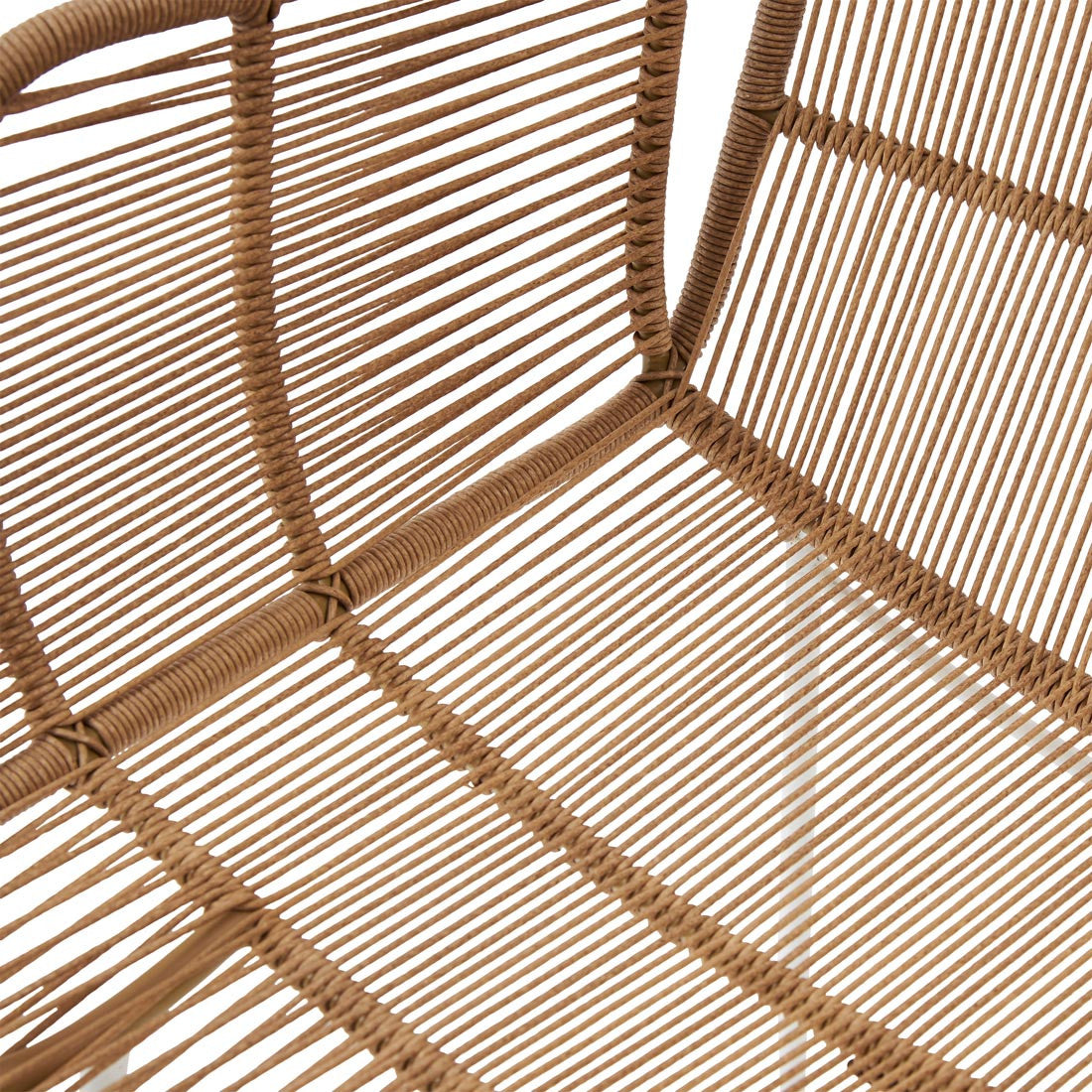 Hartford Outdoor Dining Armchair, natural/stone white