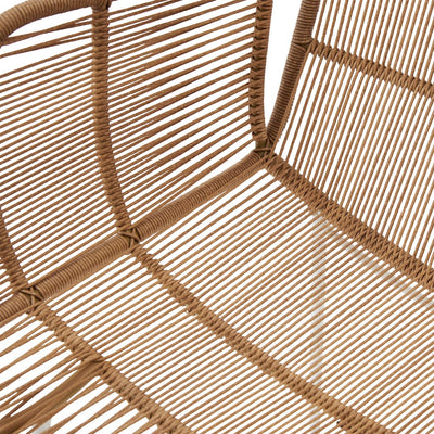 Hartford Outdoor Dining Armchair, natural/stone white