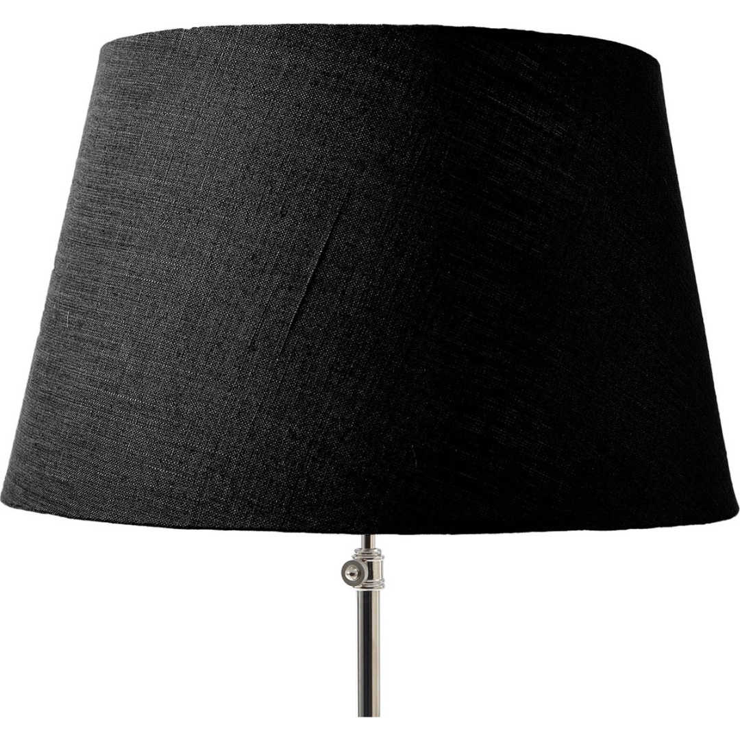 Classic Natural Linen Lampshade Black 42x55 (RM)