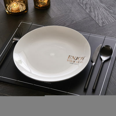 Enjoy Your Meal Dinner Plate