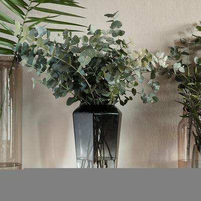 Midnight Hexagon Vase grey