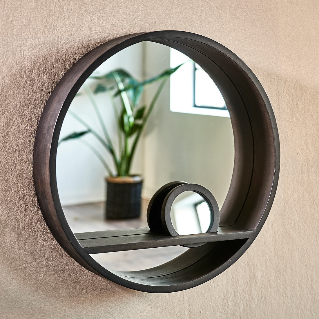 Round Mirror incl. Hand Mirror