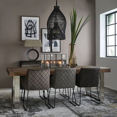 Rustic Rattan Fishing Basket Hanging Lamp