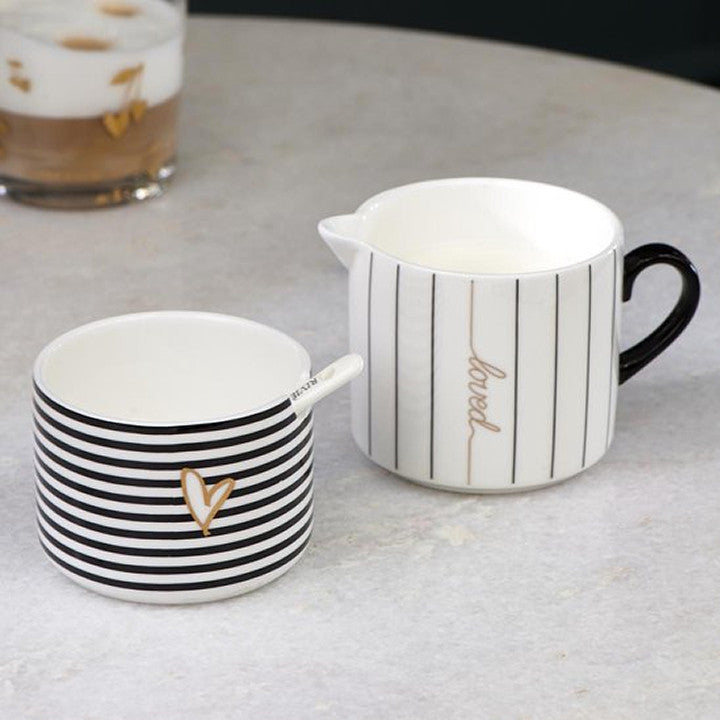 Dots & Stripes Milk & Sugar Set