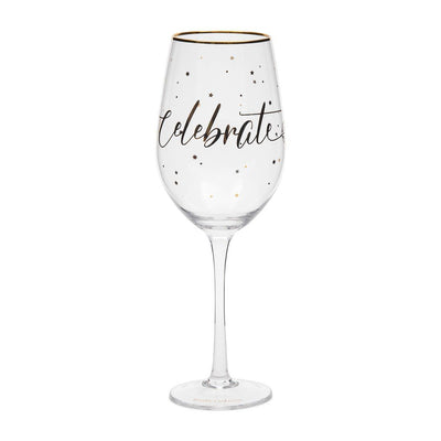 Celebrate Wine Glass