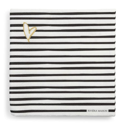 Paper Napkin RM Dots & Stripes Heart