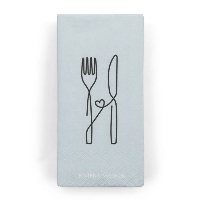 Paper Napkin Stylish Cutlery
