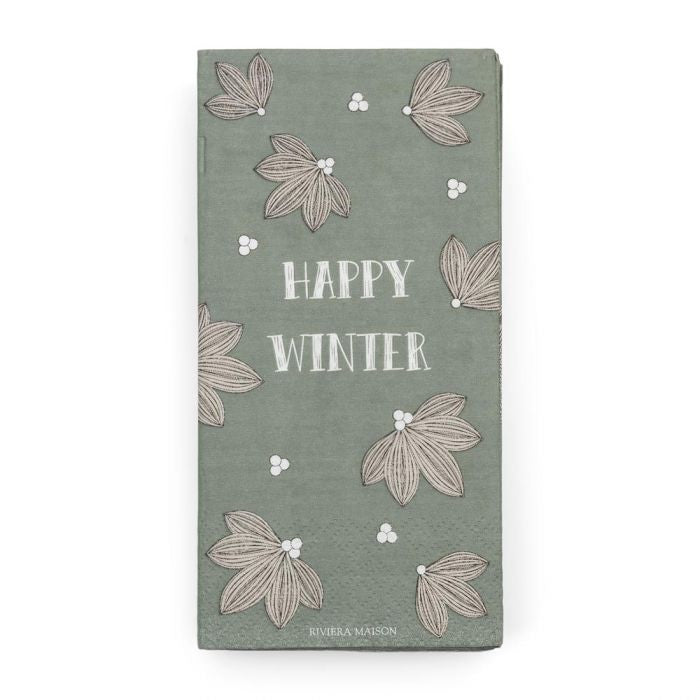 Paper Napkin Happy Winter