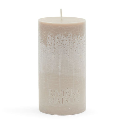 Pillar Candle ECO flax 7x13