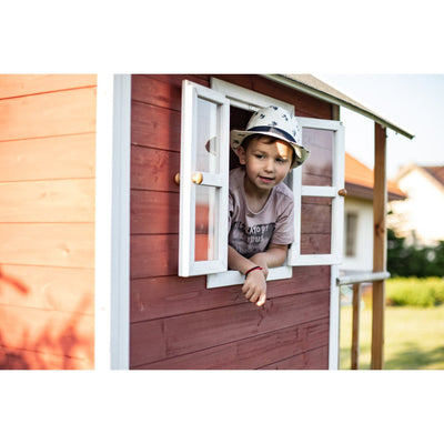 EXIT Loft 500 Wooden Playhouse (Red)
