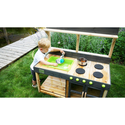 EXIT Yummy 200 Wooden Outdoor Kitchen (Natural)