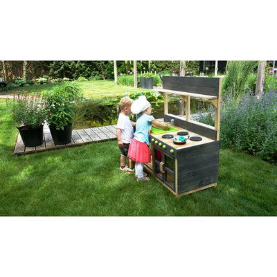 EXIT Yummy 200 Wooden Outdoor Kitchen (Natural)
