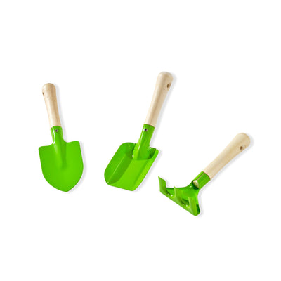 EXIT Aksent Sand & Water Table with Parasol and Gardening Tools