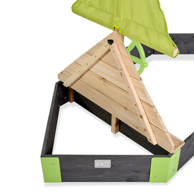 EXIT Aksent Wooden Sandpit Boat 190x90cm