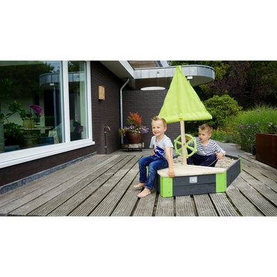 EXIT Aksent Wooden Sandpit Boat 190x90cm
