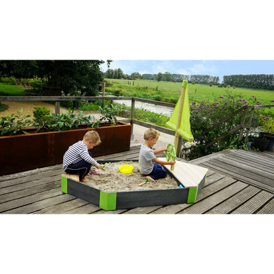 EXIT Aksent Wooden Sandpit Boat 190x90cm