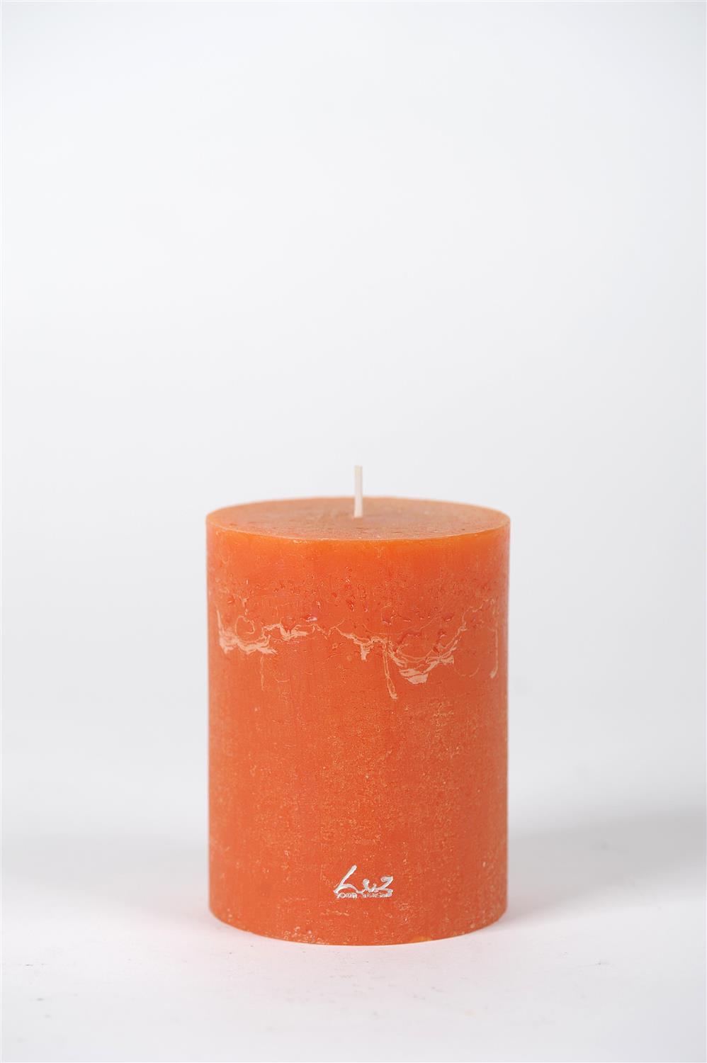 Rustic Candle - Luz Your Senses - Ø10xH13cm - Orange