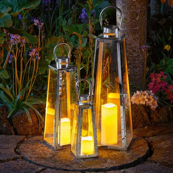 Sunset Trio Light Up Lantern