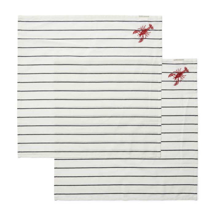 RM Classic Lobster Napkin, 2 Pieces