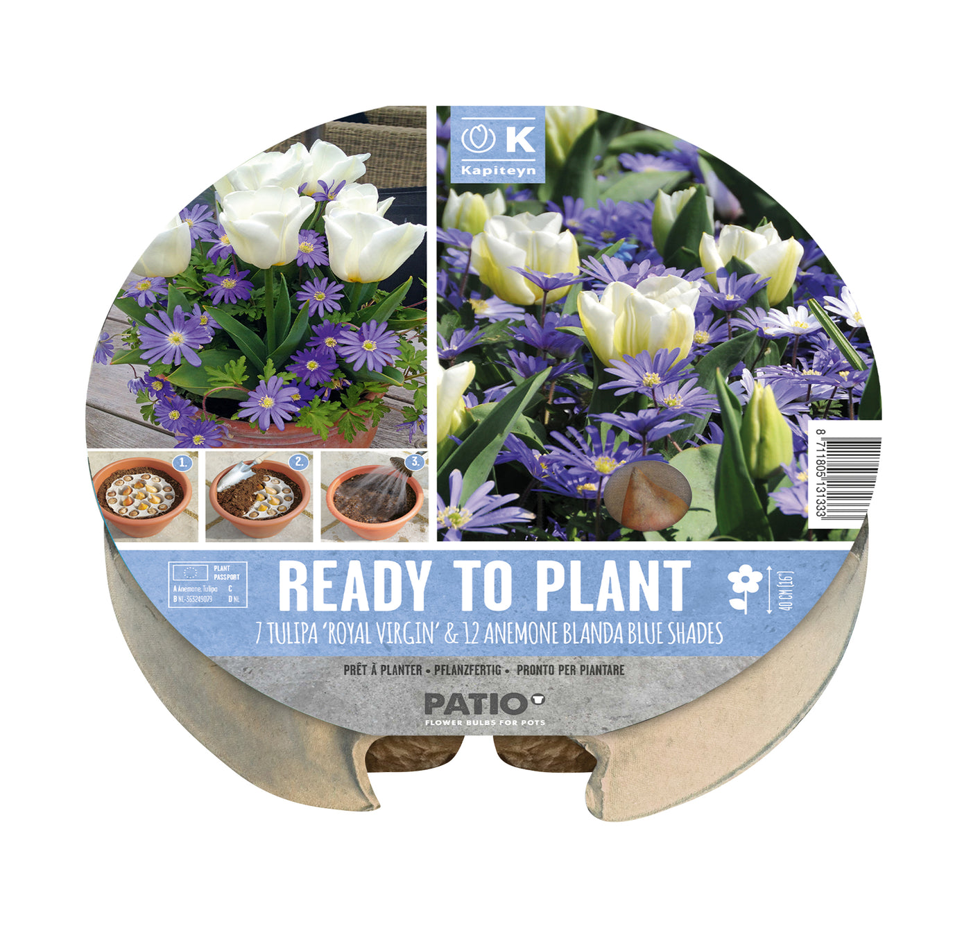 Plant-O-Mat Tulipa&Anemone Tray 24 Cm