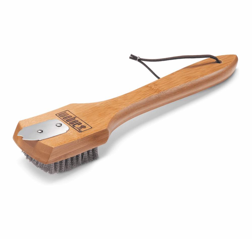 Bamboo Handle Grill Brush 30cm - The Pavilion