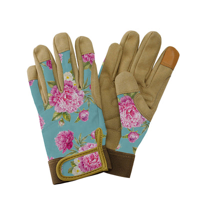 KS Comfort Gloves Peony Aqua Medium - The Pavilion