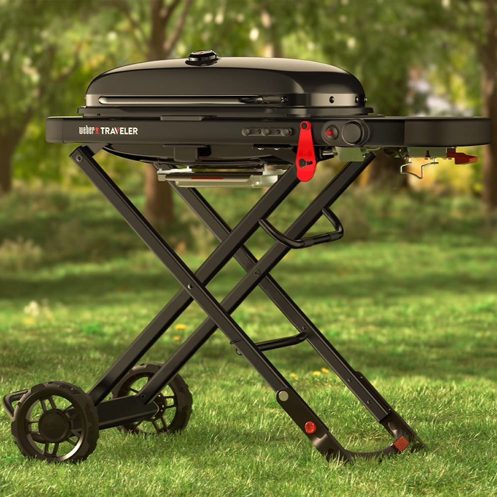 Weber Traveler Gas Barbecue - Stealth Edition