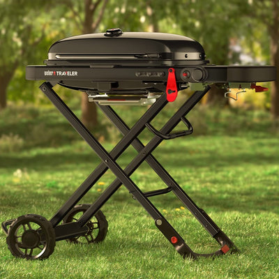 Weber Traveler Gas Barbecue - Stealth Edition