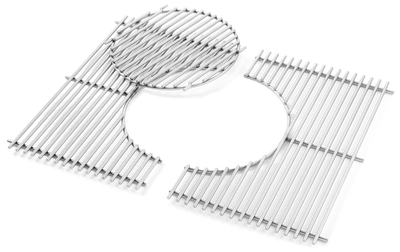 Cooking Grates - Stainless Steel, Fits Genesis 300 Series