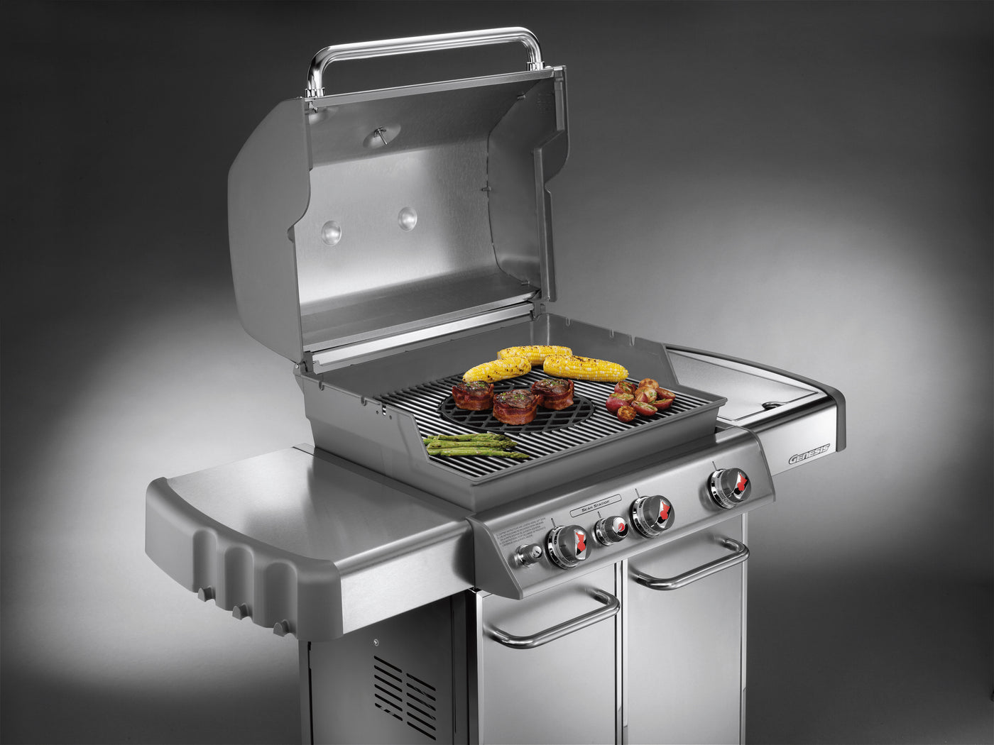 Cooking Grates - Stainless Steel, Fits Genesis 300 Series