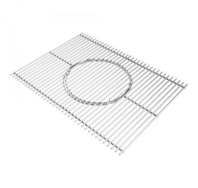 Stainless Steel Cooking Grates, Gourmet BBQ System™, fits Genesis® 300 series - The Pavilion