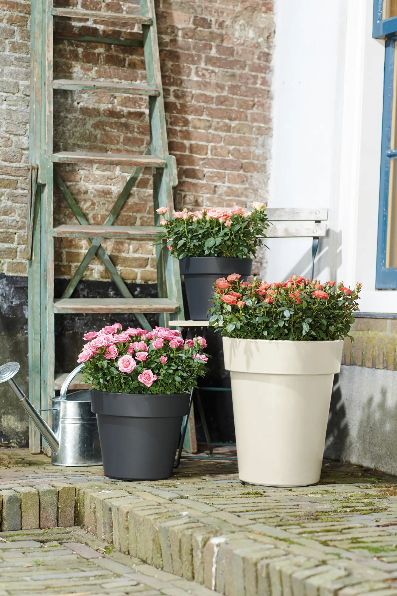 Green Basics Top Planter High 35Cm (White)