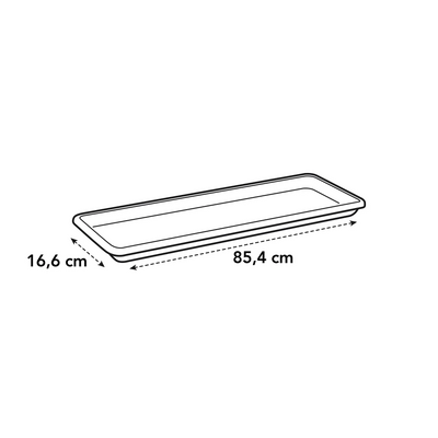 Barcelona Trough Saucer 90Cm (Anthracite)