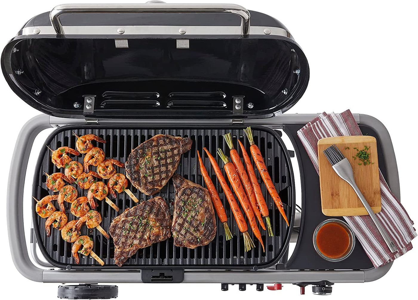 Weber Traveler Gas Barbecue - Stealth Edition