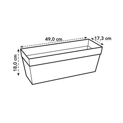 Loft Urban Trough 50 (Anthracite)