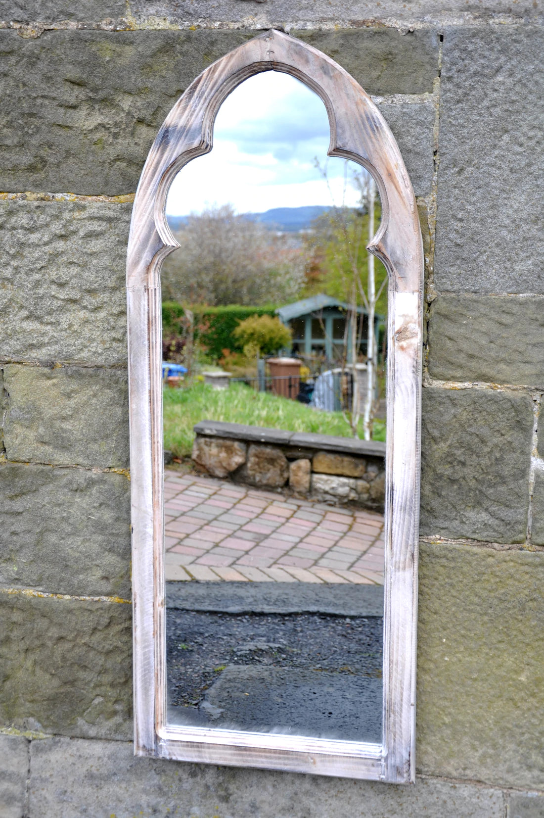 St Martins Gothic Garden Mirror