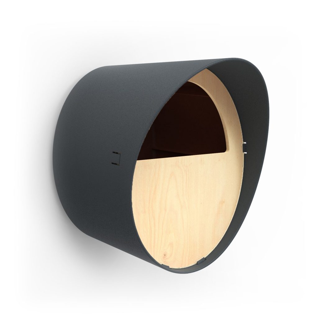 Nest box half anthracite