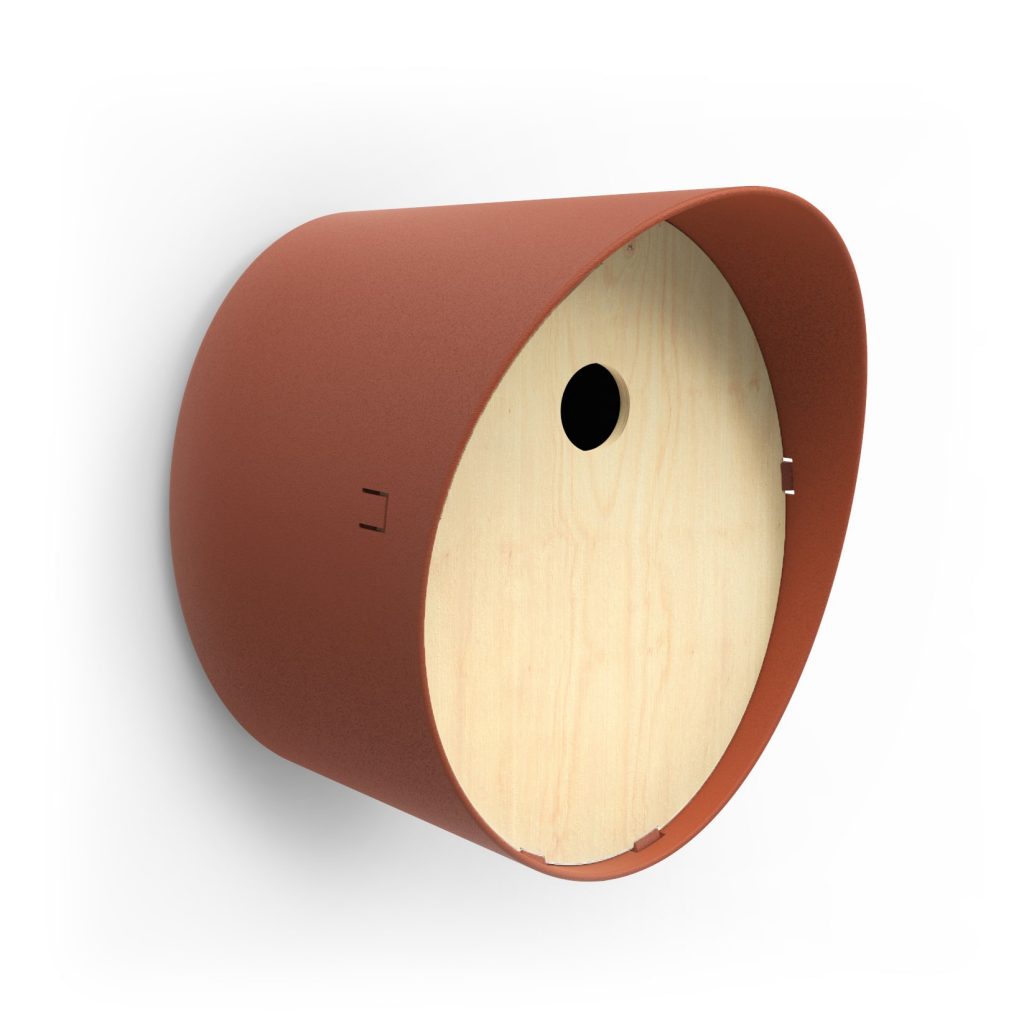 Bird House 1 Oval Brown