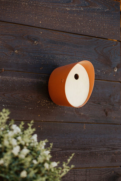 Bird House 1 Oval Brown