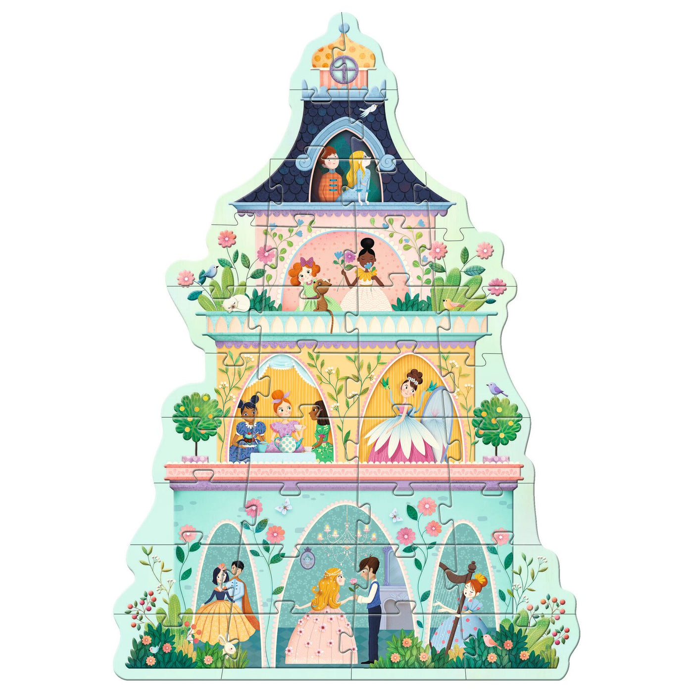 Toys And Games - Puzzles - Giant Puzzles The Princess Tower