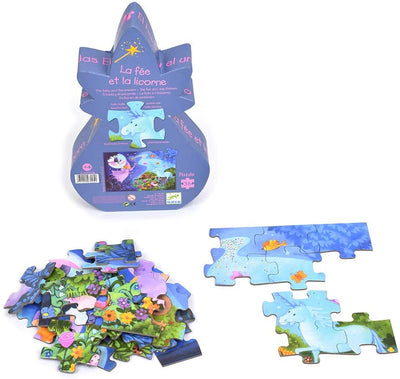 Toys And Games - Puzzles - Silhouette Puzzles The Fairy And The Unicorn - 36 Pcs *