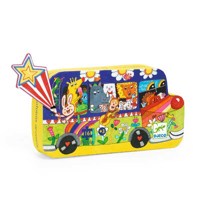 Toys And Games - Puzzles - Silhouette Puzzles The Rainbow Bus